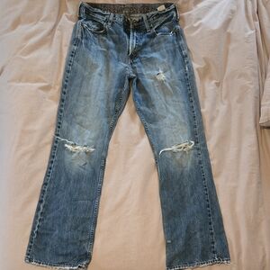 American Eagle Distressed Bootcut Jeans Mens Size 32x34